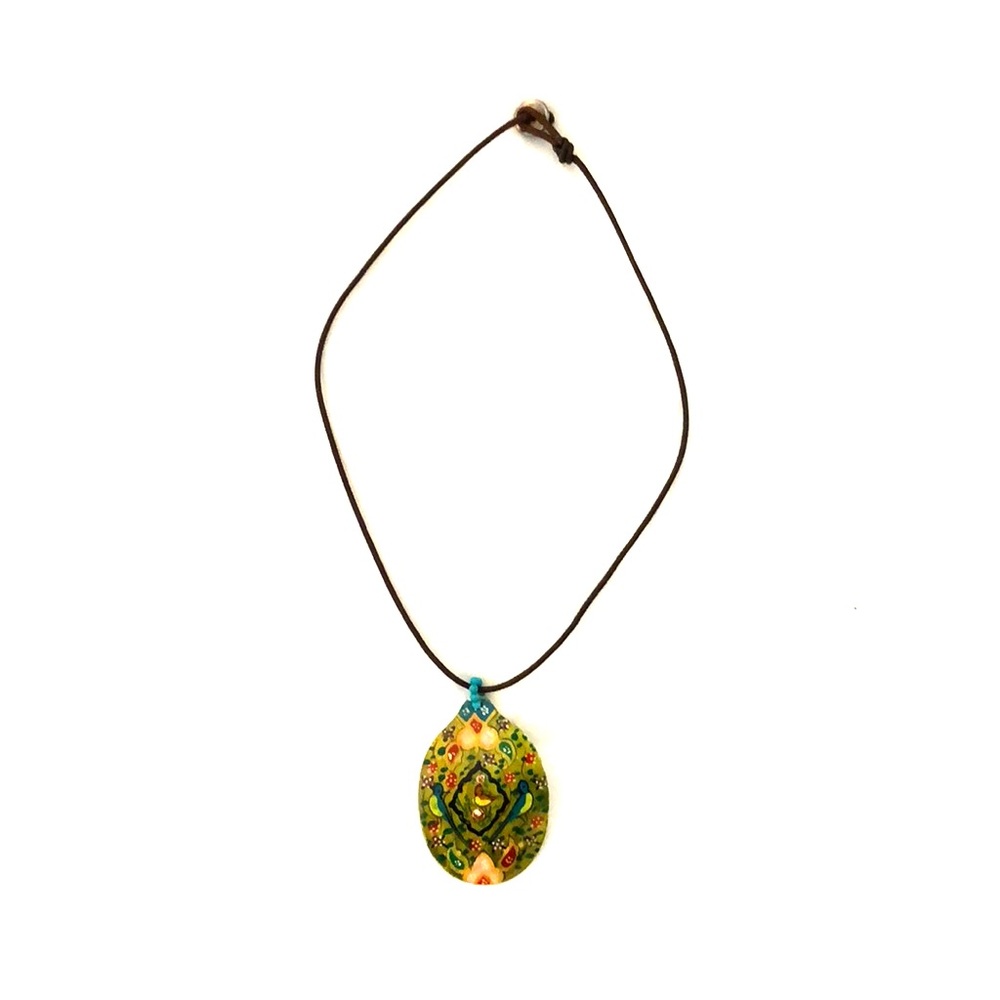 Chan Luu Painted shell necklace